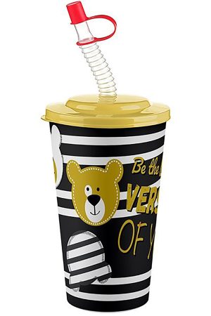 Baby Lock 650 ml Sweet Bear Bebek Çocuk Pipetli Bardak